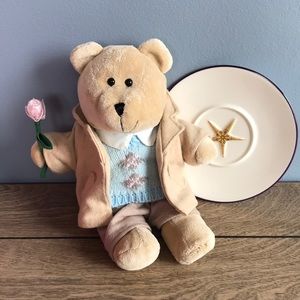 Bundle of Starbucks bear plush and star plate